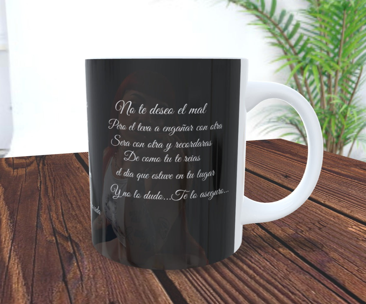TAZA CAZZU NO TE DECEO EL MAL
